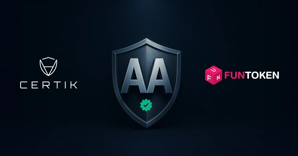 CertiK Validates FUNToken’s Smart Contract Strength With “AA” Upgrade